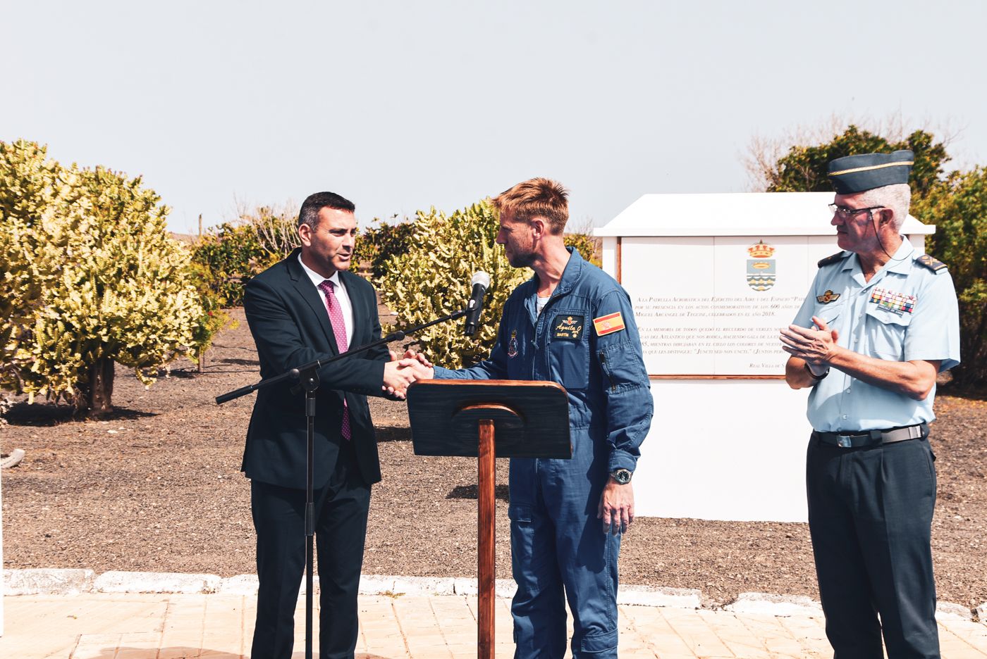 Homenaje a la Patrulla Águila