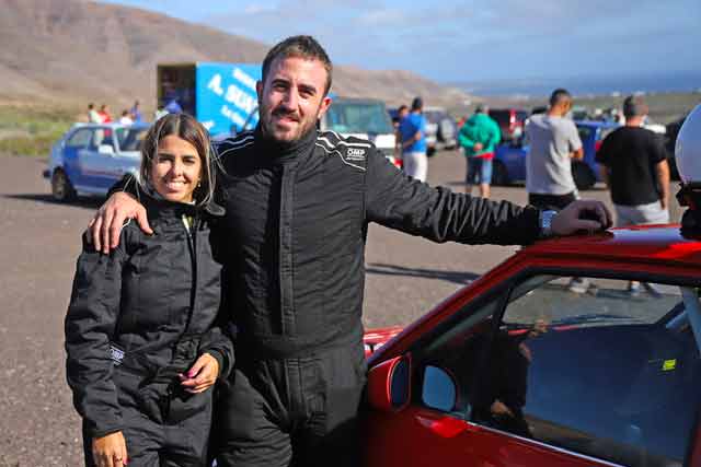Martina Pérez Montesdeoca, copiloto en el 43º Rallye Orvecame-Isla de Lanzarote