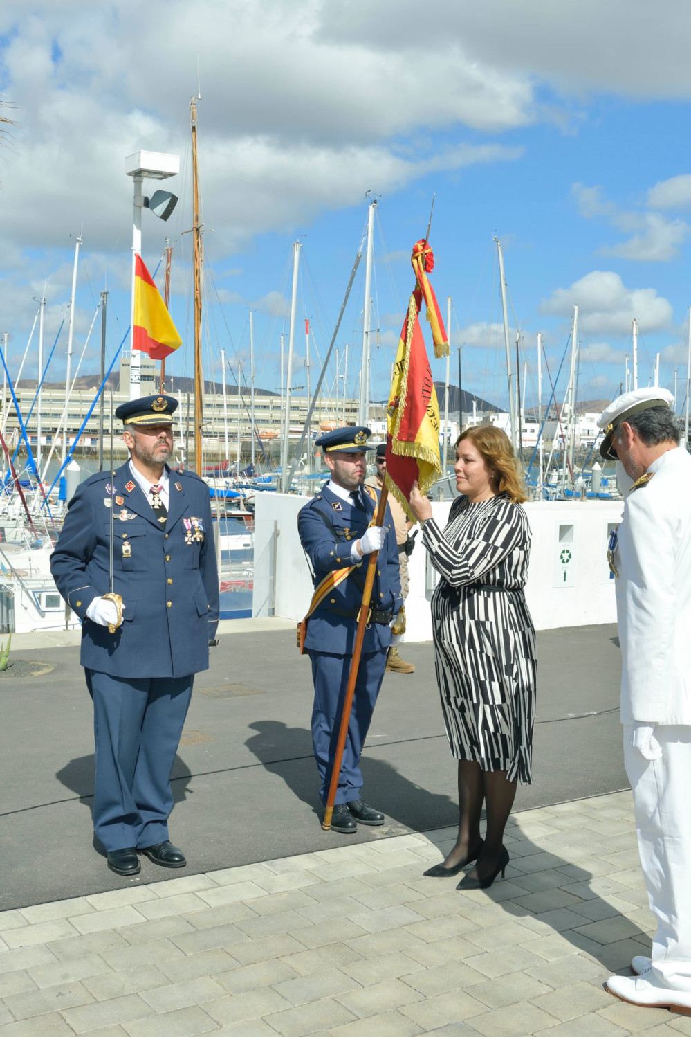 Jura de bandera en Arrecife