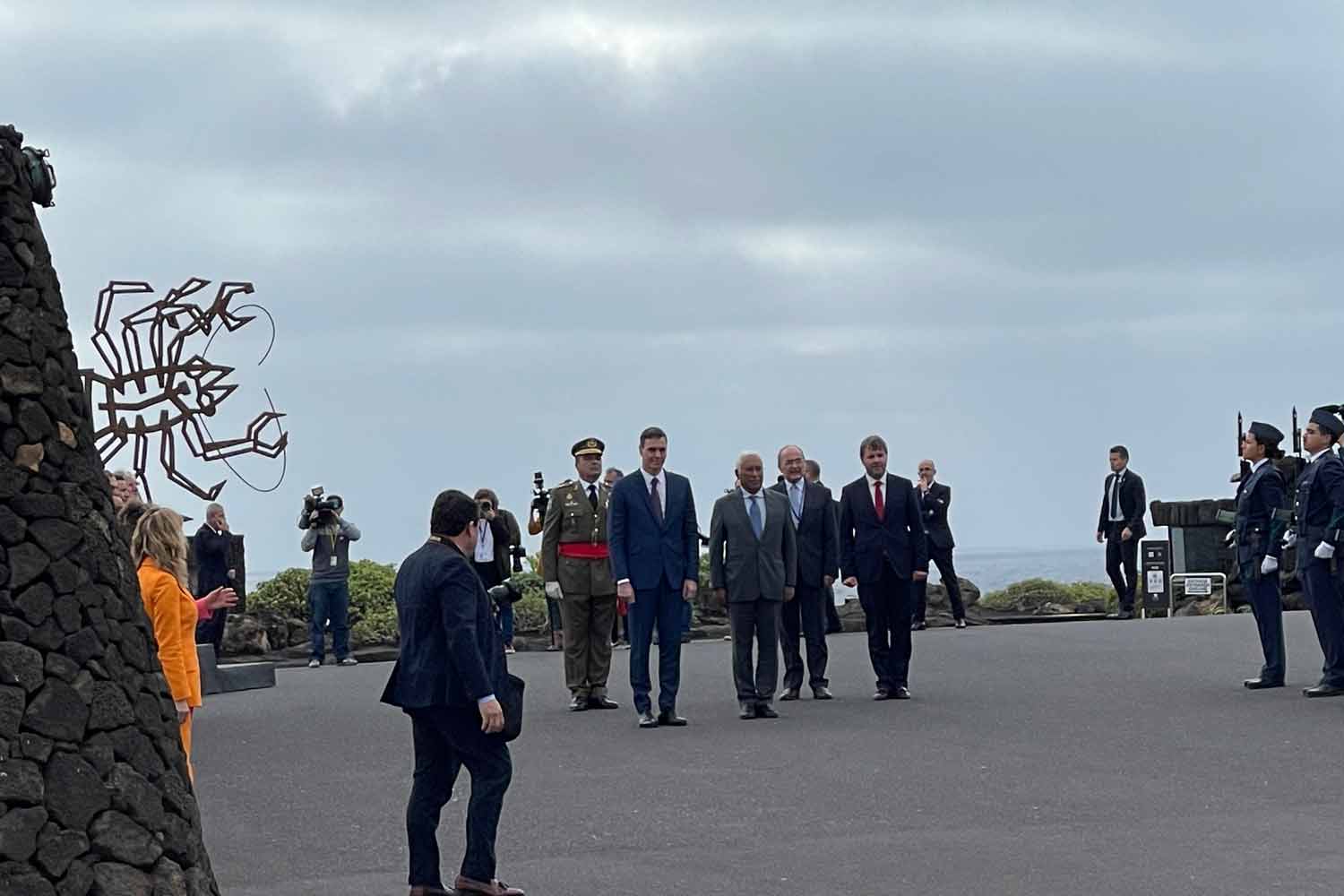 <p>Cumbre Hispano-Portuguesa en Los Jameos del Agua</p>
