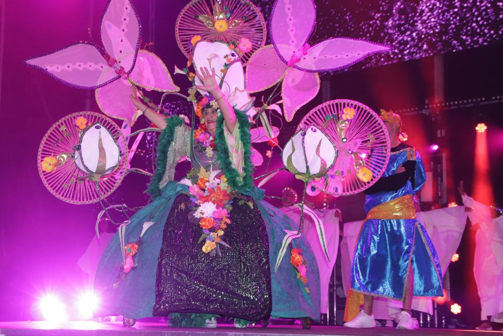Reina de la tercera edad del carnaval de Playa Blanca