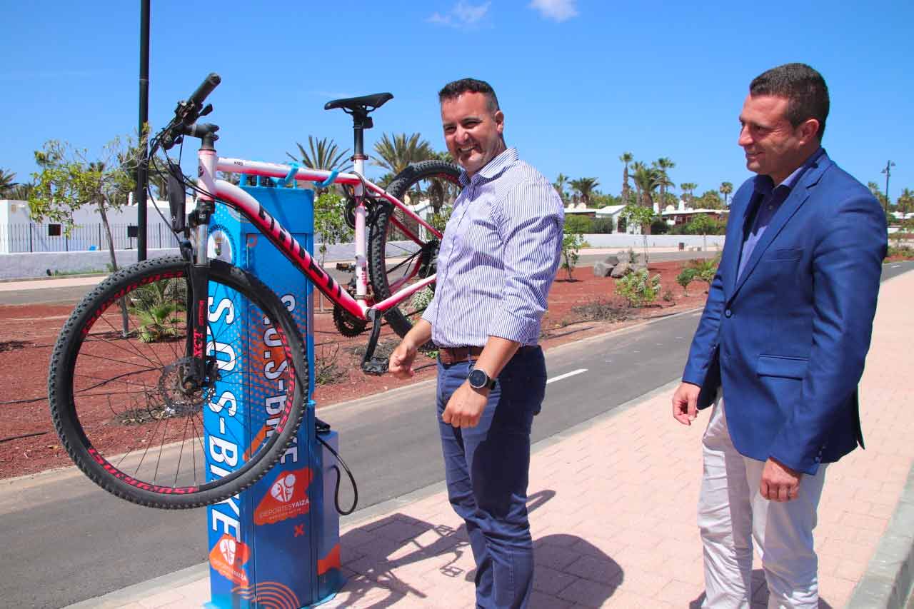 Puntos de asistencia para bicicletas en Yaiza