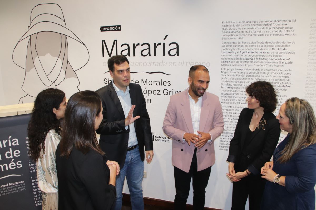 Un momento de la inauguración de la muestra
