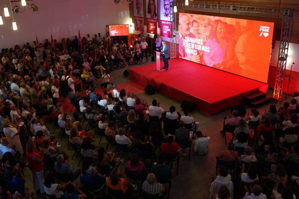 Presentación de candidatos del PSOE
