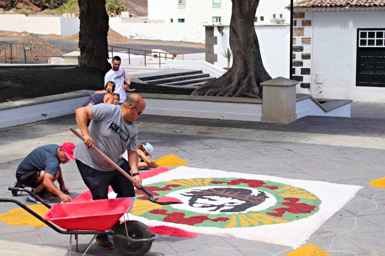 Alfombra de sal en Yaiza