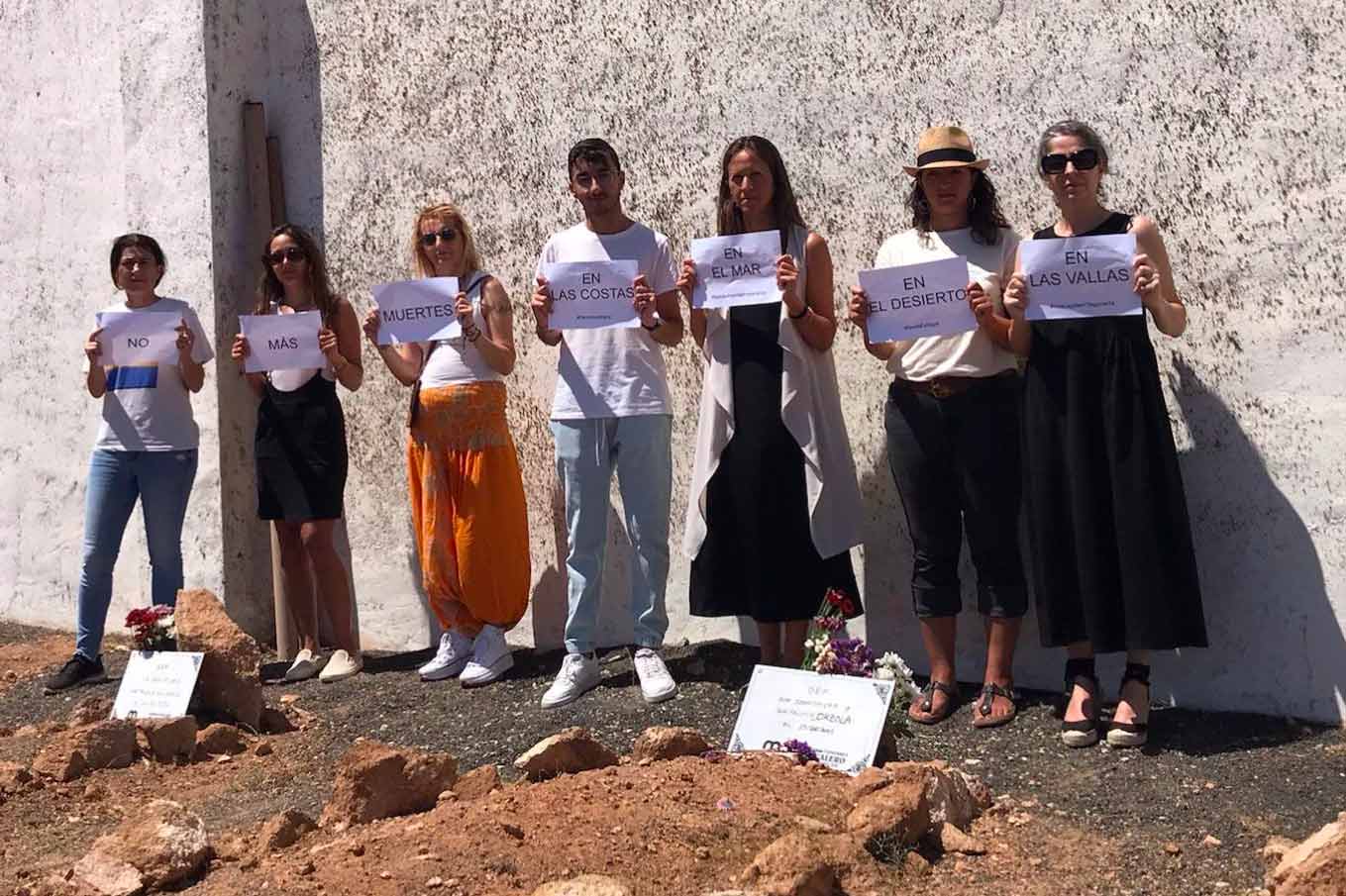 Homenaje a las víctimas de la patera de Órzola