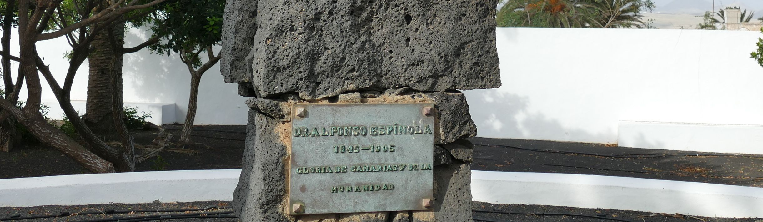 Escultura del Dr. Alfoso Spínola en La Villa