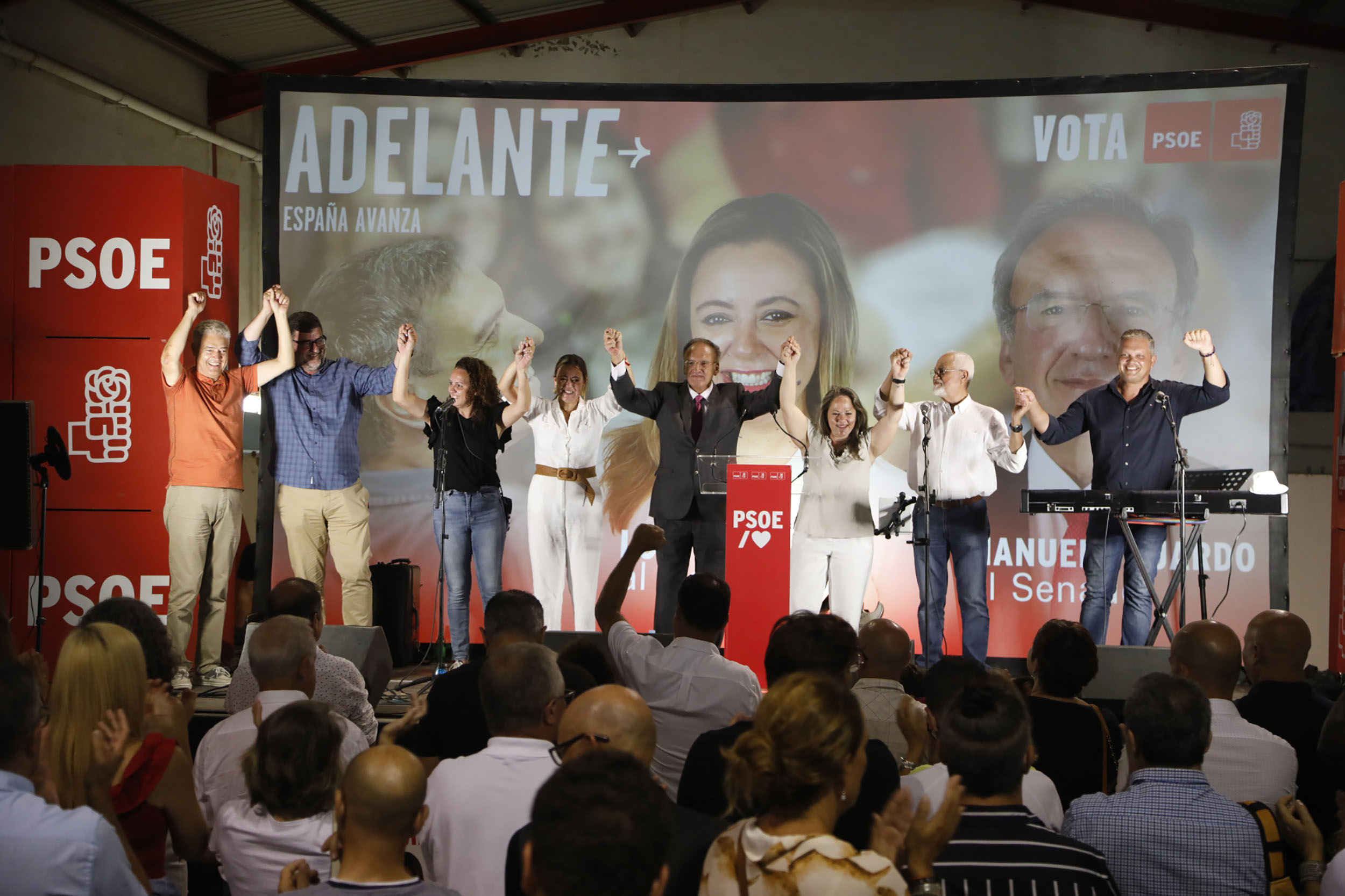 PSOE confraternizac. 23J. Candidatos y líderes municipales.