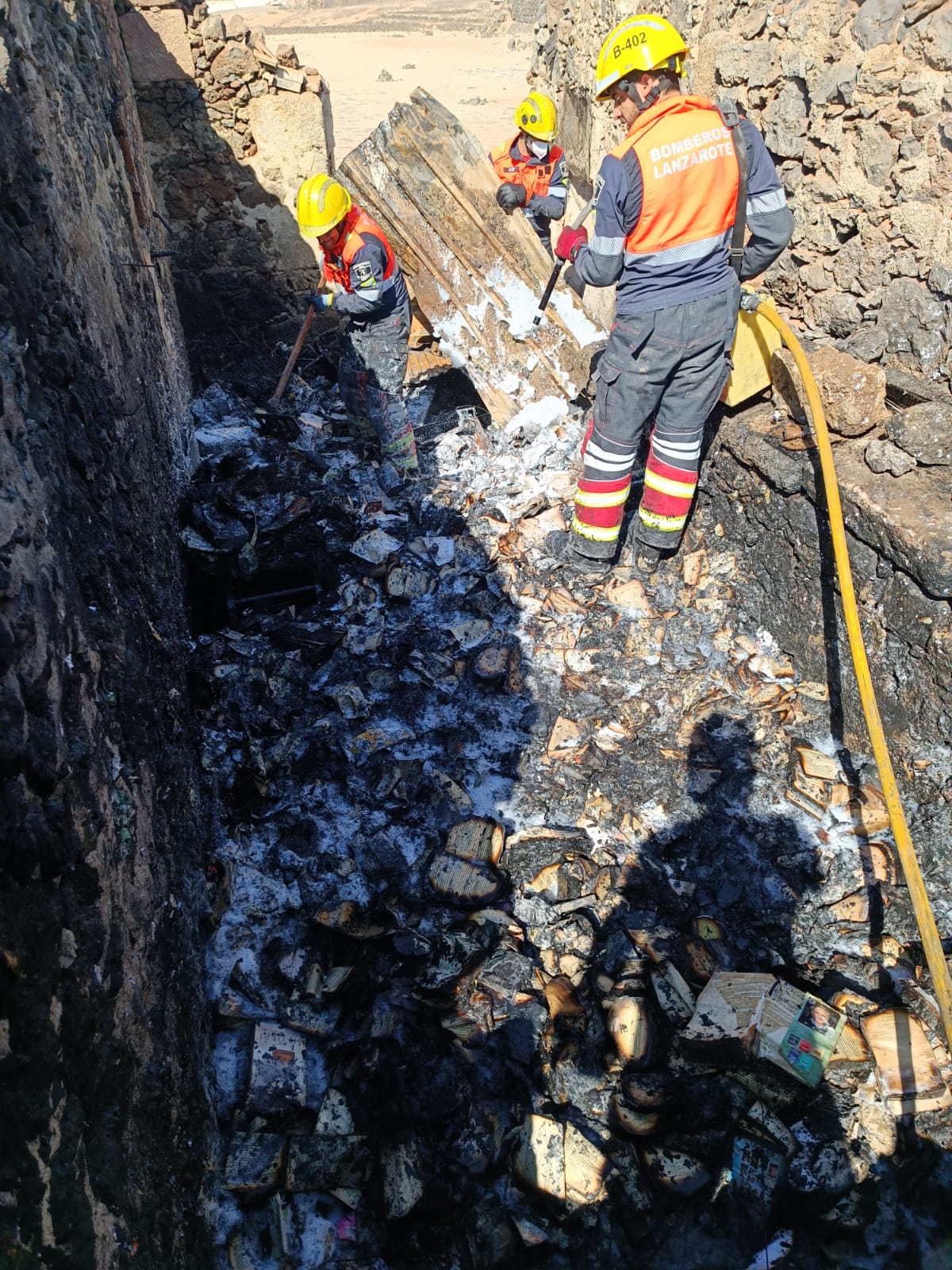 Incendio molino Naos.