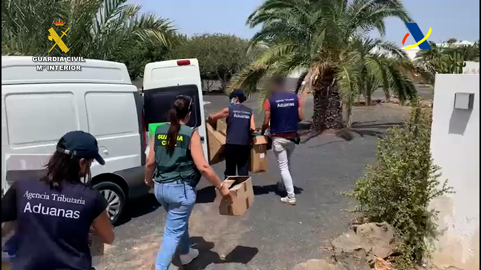 Otro momento de la operación.