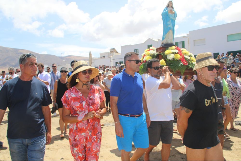 Procesión de las fiestas de Famara