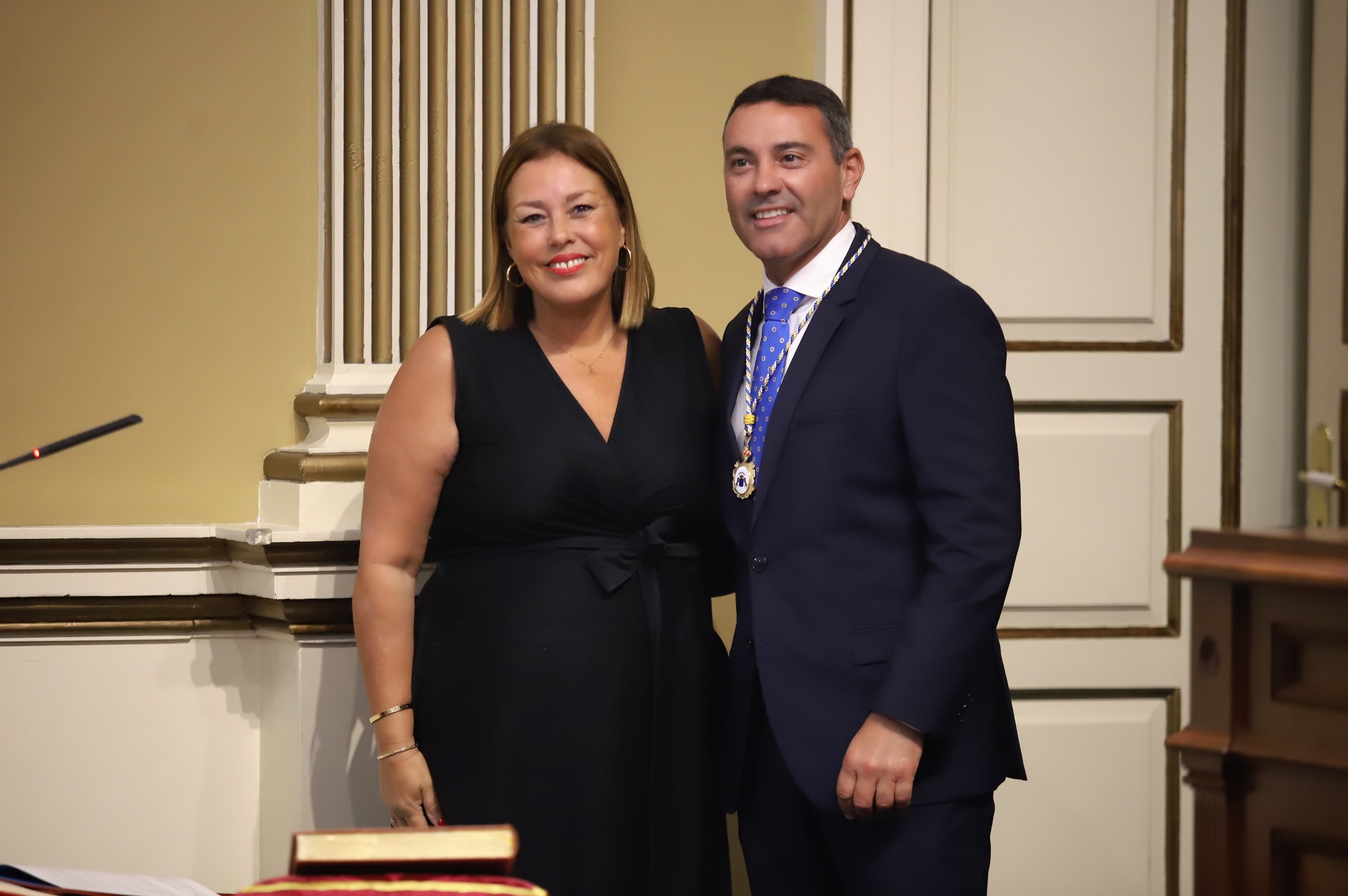 Oswaldo Betancot y Astrid Pérez.
