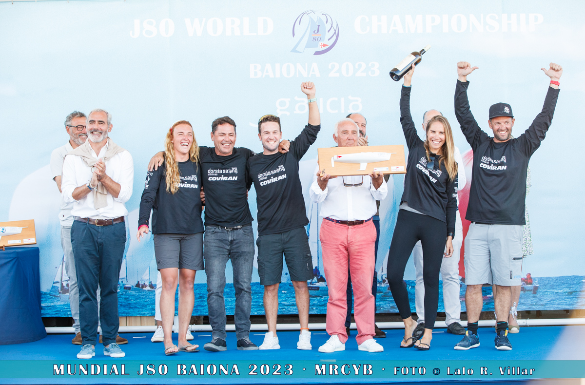 Podio del Mundial J80 2023.