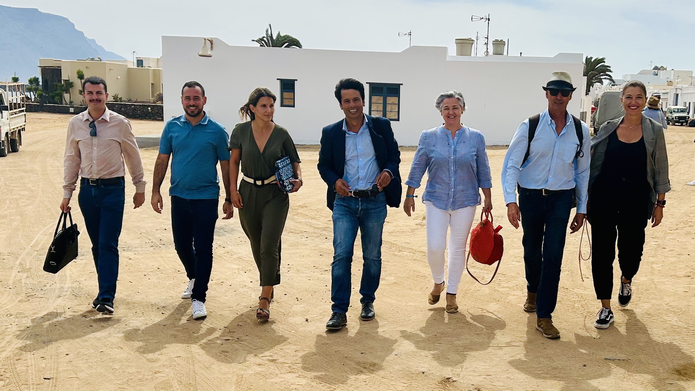 Grupo PSOE de Teguise en La Graciosa.