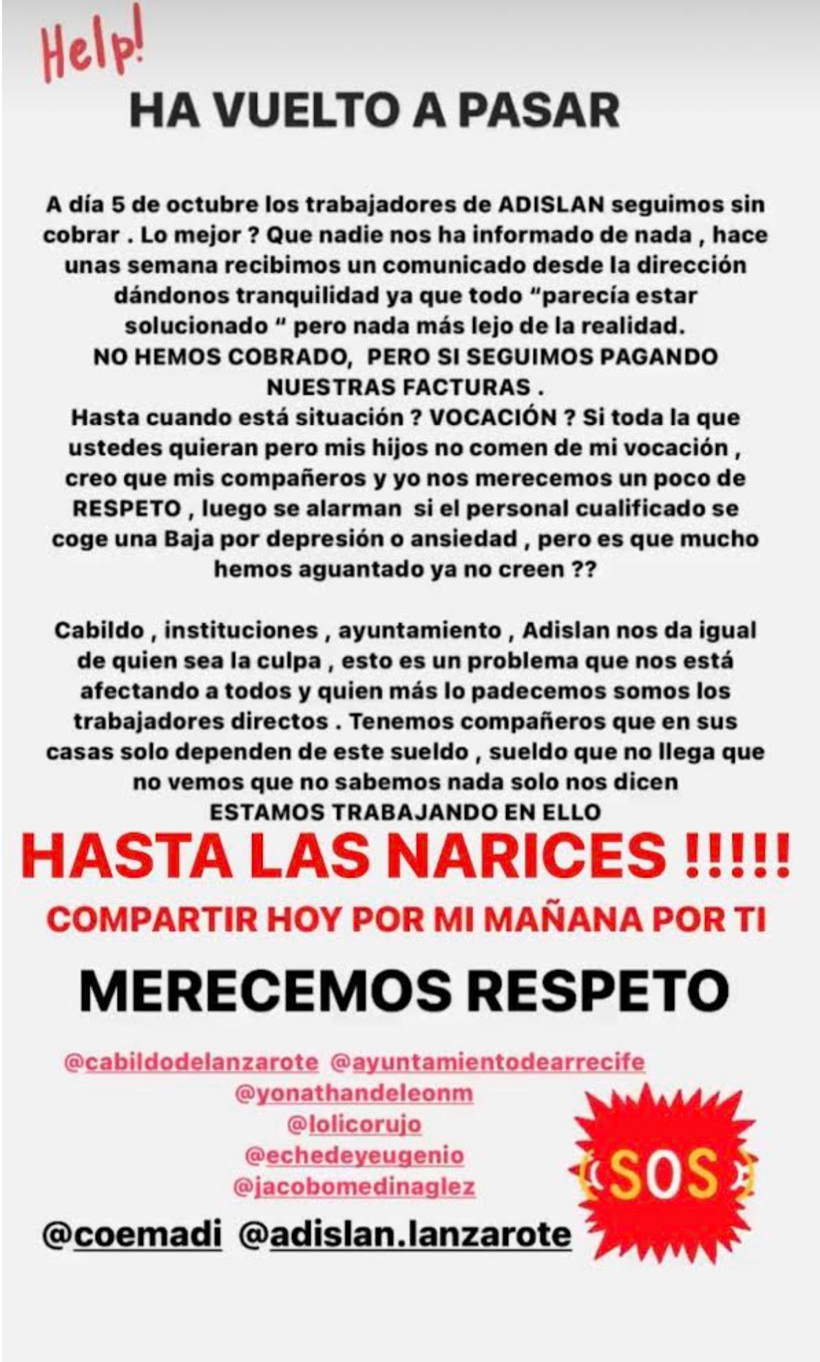 Trabajador de Adislan.