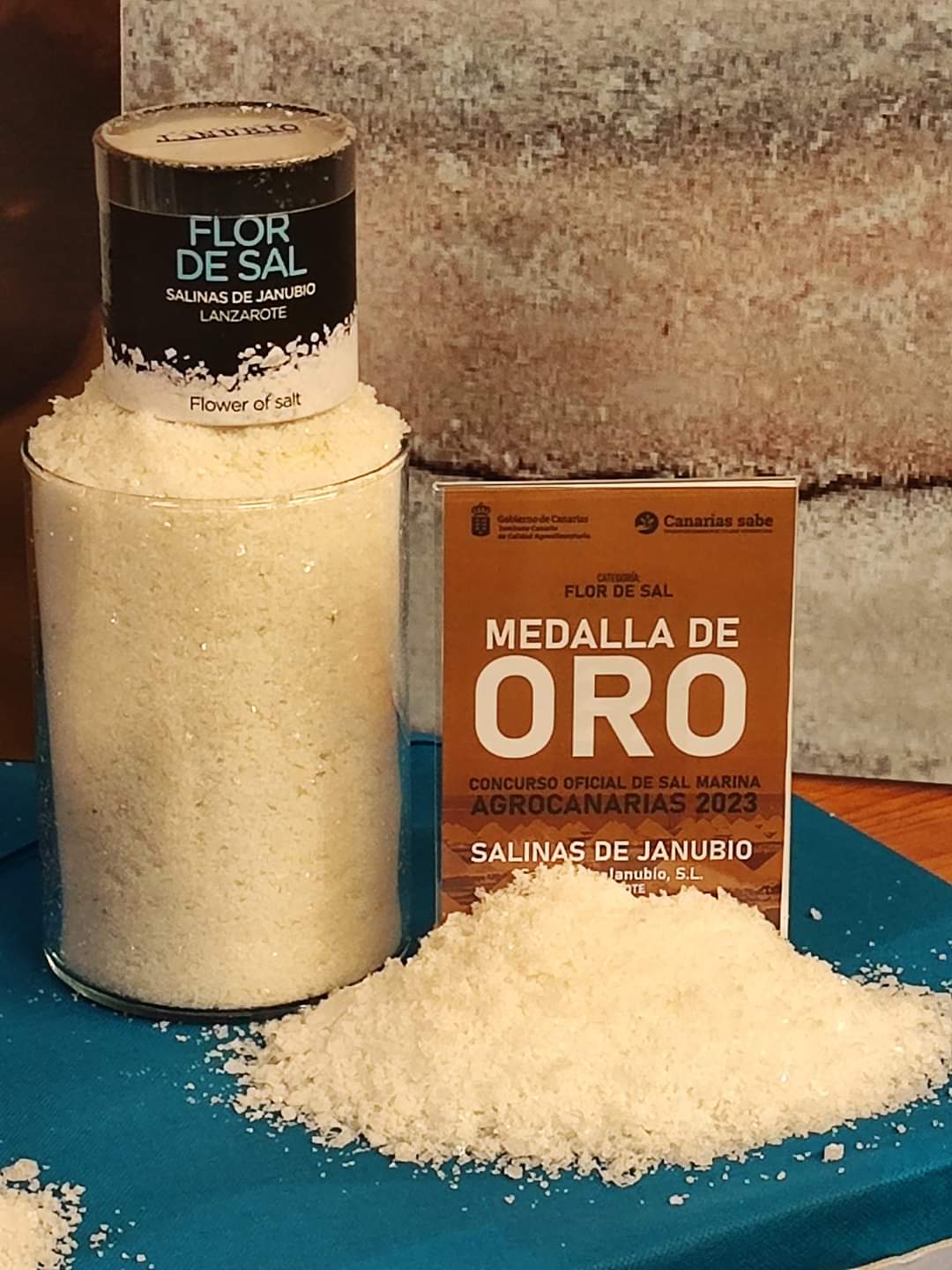 Flor de Sal de Janubio, Medalla de Oro 2023.