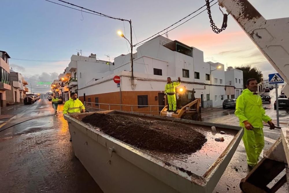 Limpieza tras las lluvias