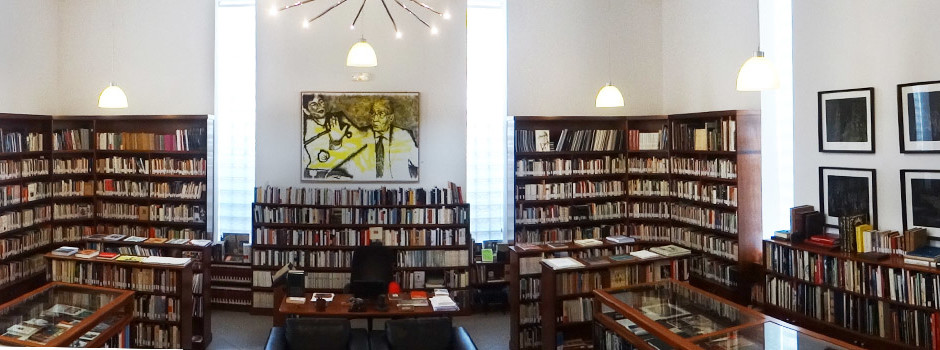 Biblioteca de la Casa Museo José Saramago, en Tías, Lanzarote.