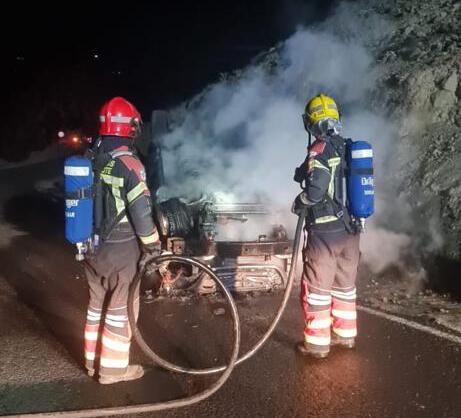 Los bomberos en acción. (1)