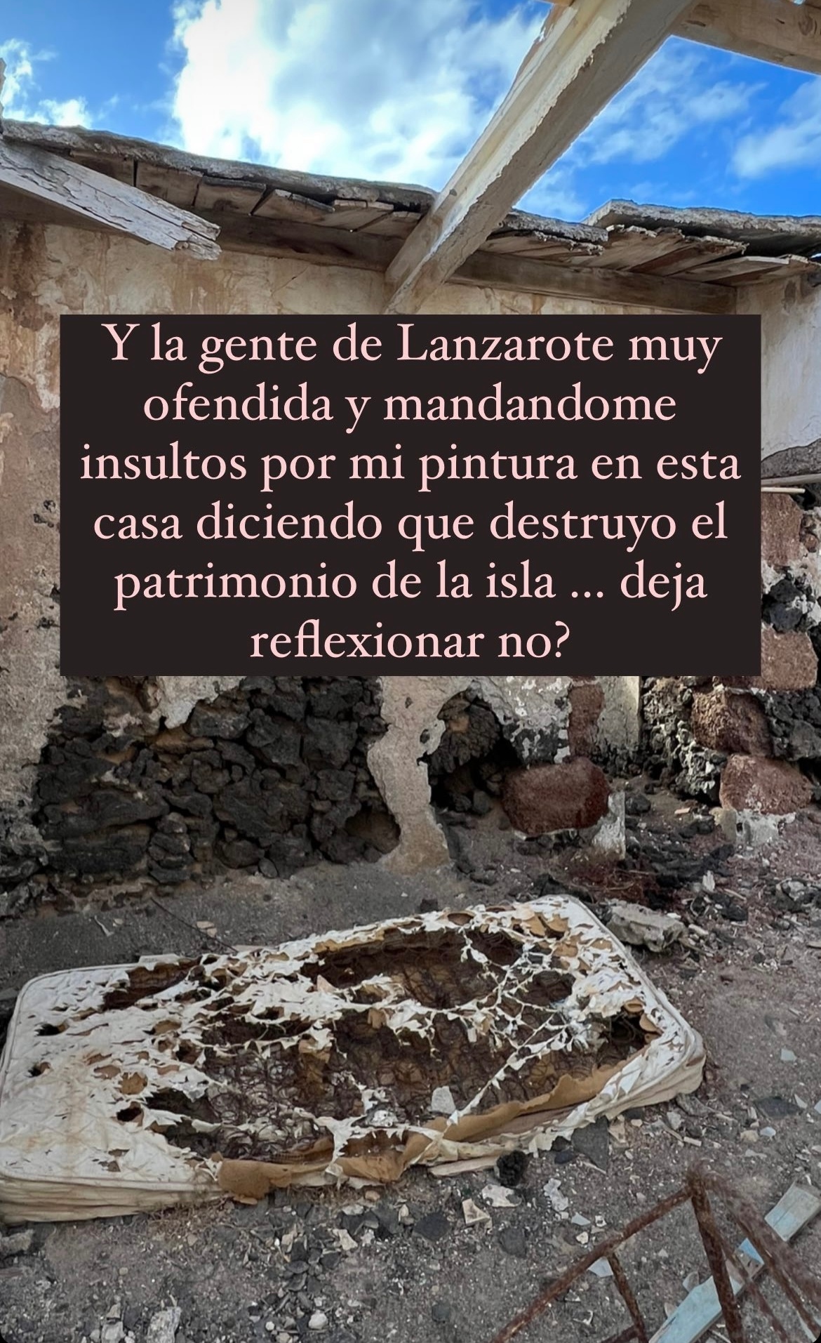 Publicación de la artista en su Instagram.