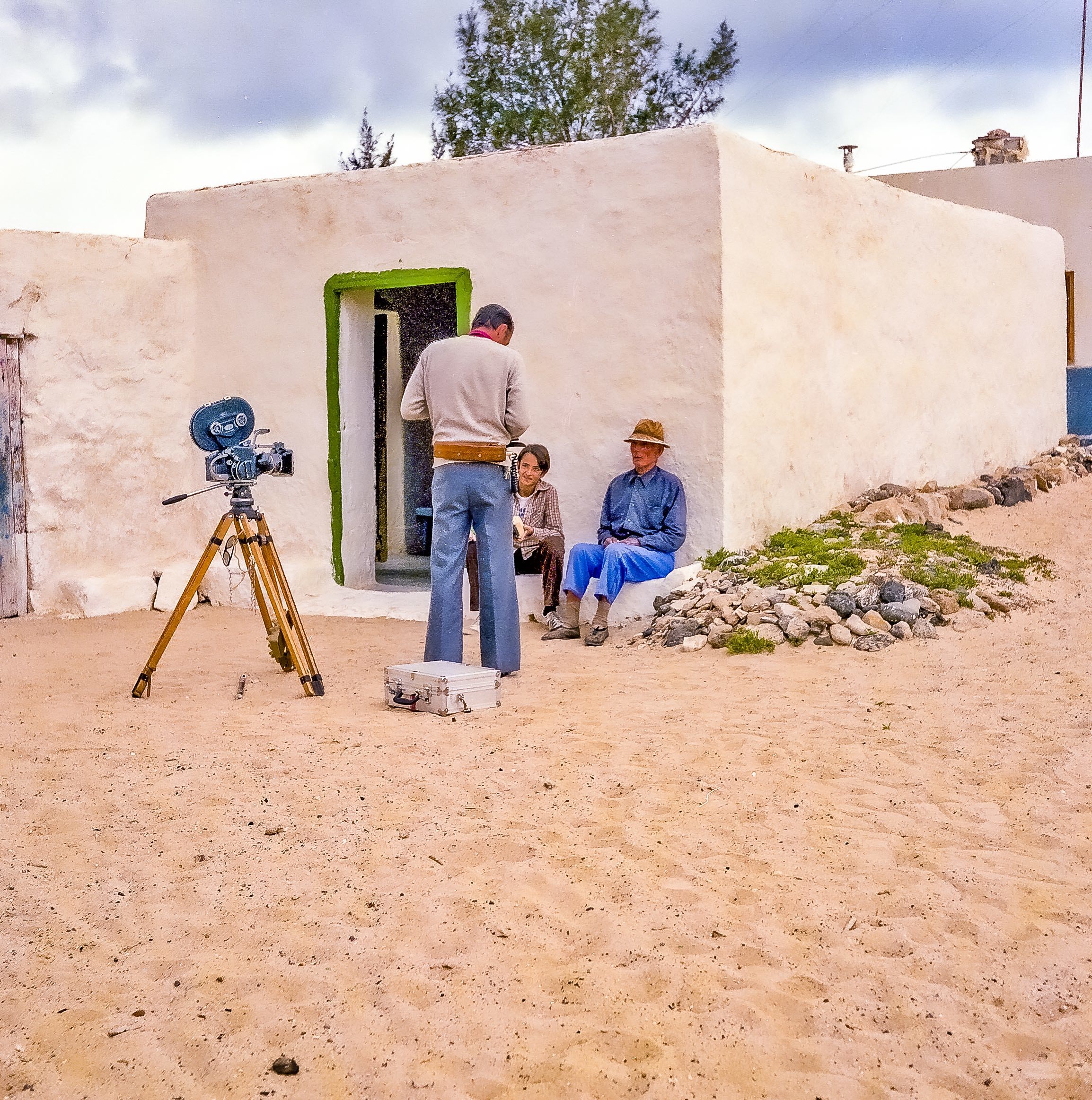 Momento del rodaje de La Graciosa.