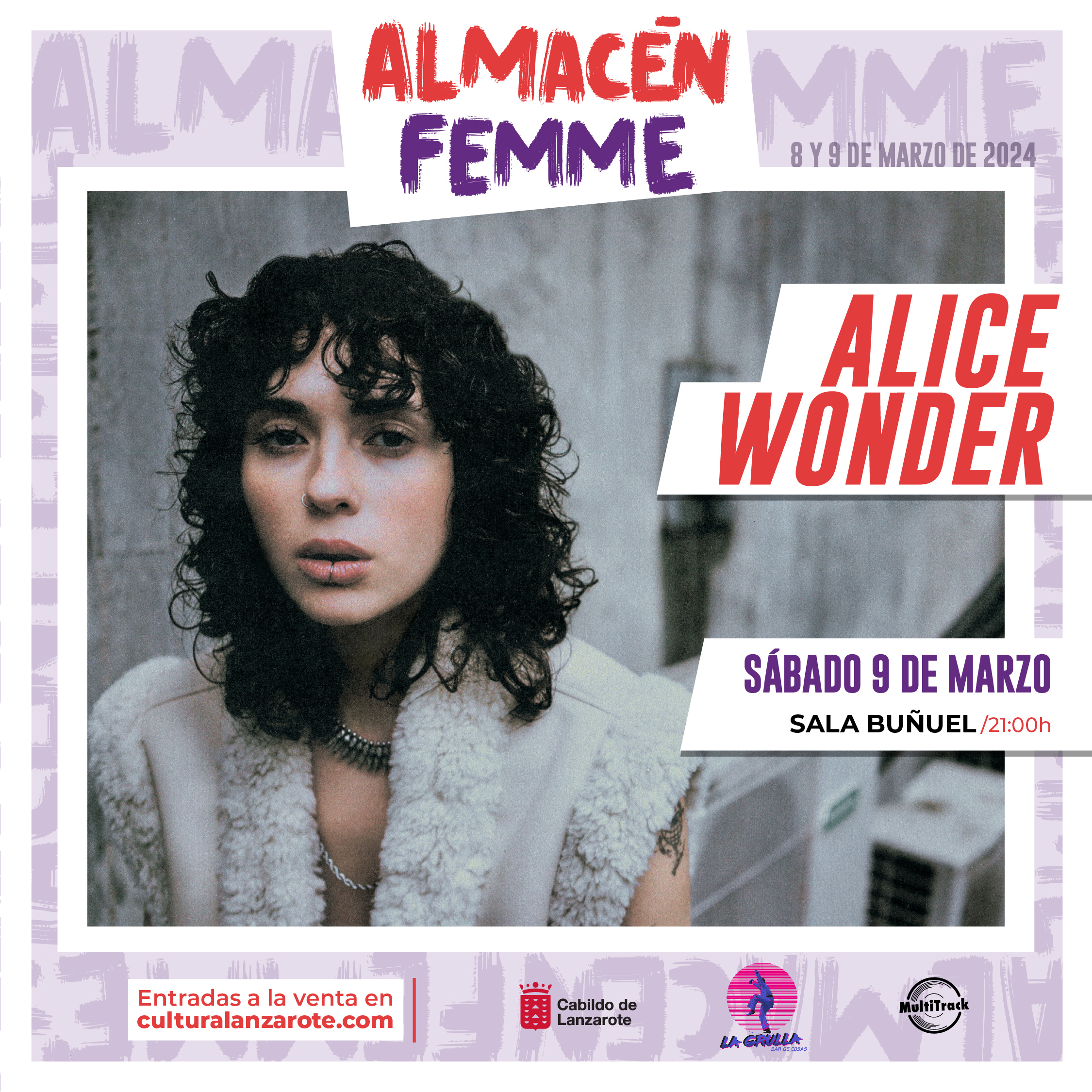Cartel Alice Wonder.