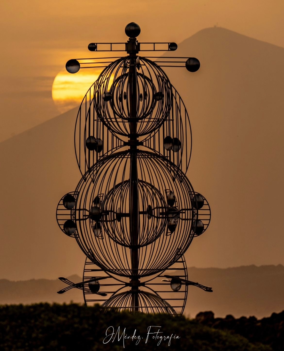 Fotografía de Juan Méndez al juguete del viento.