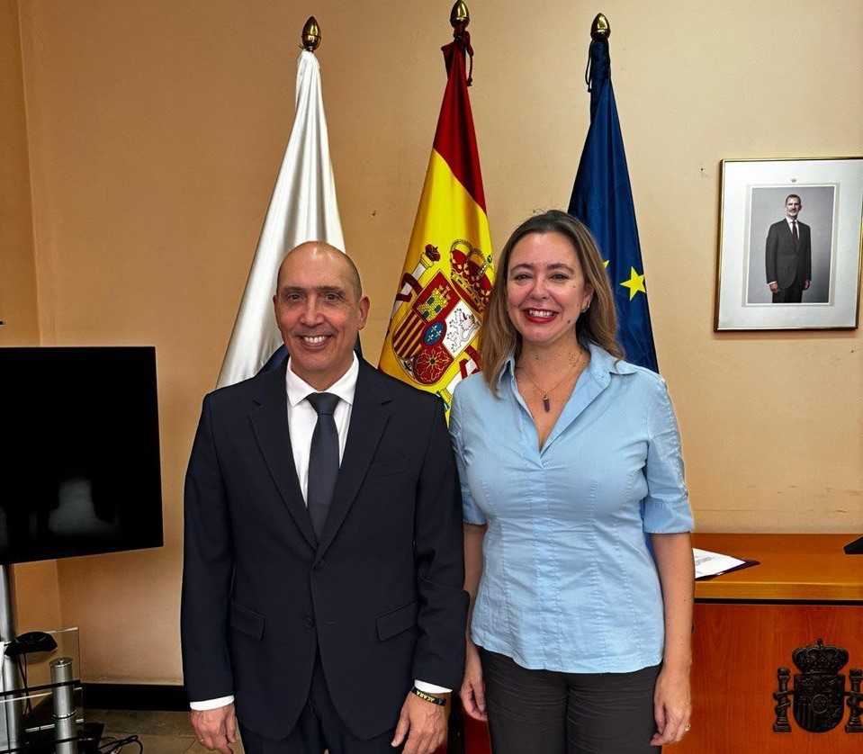 María Dolores Corujo con Pedro Viera