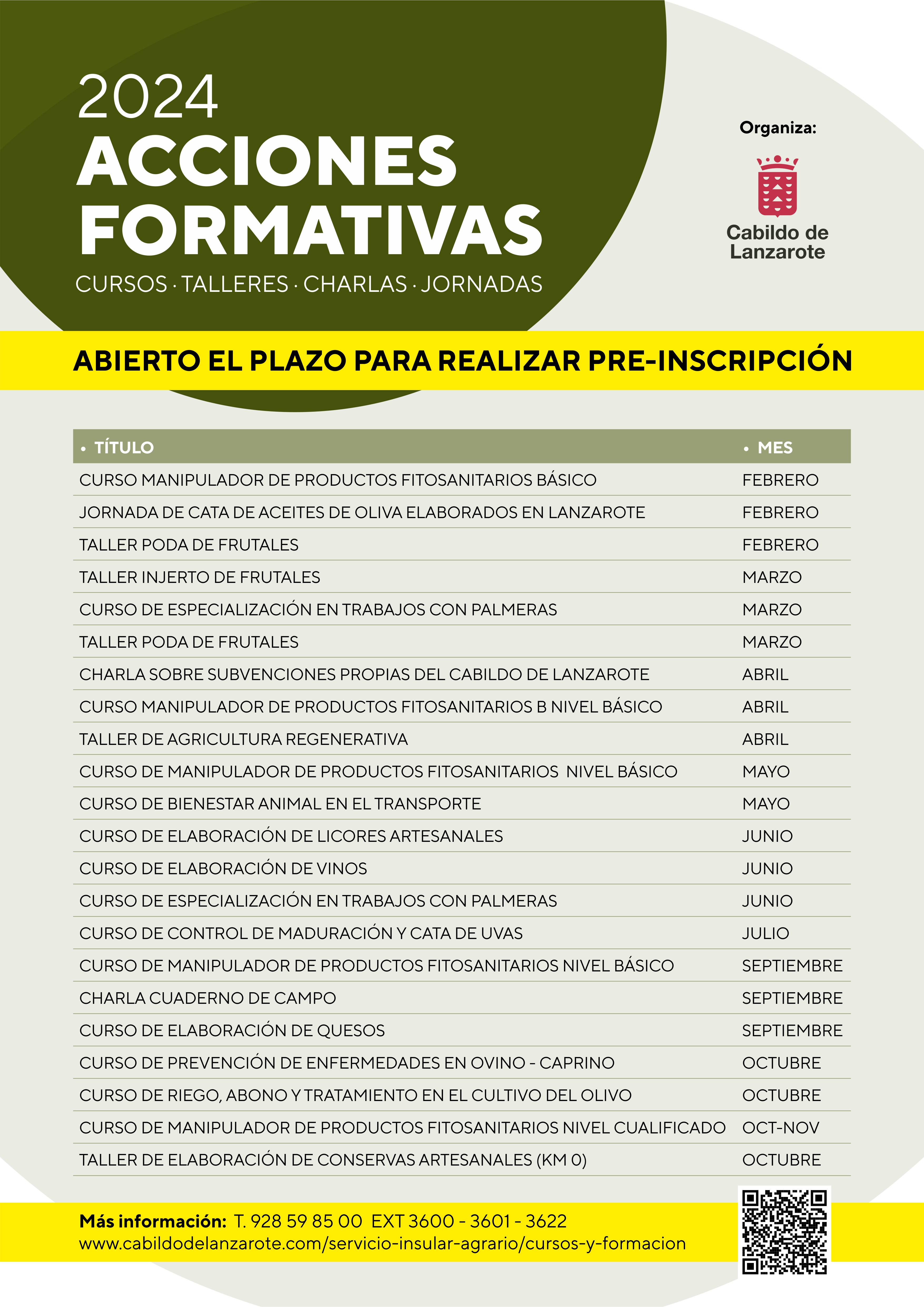 'Acciones formativas 2024'.