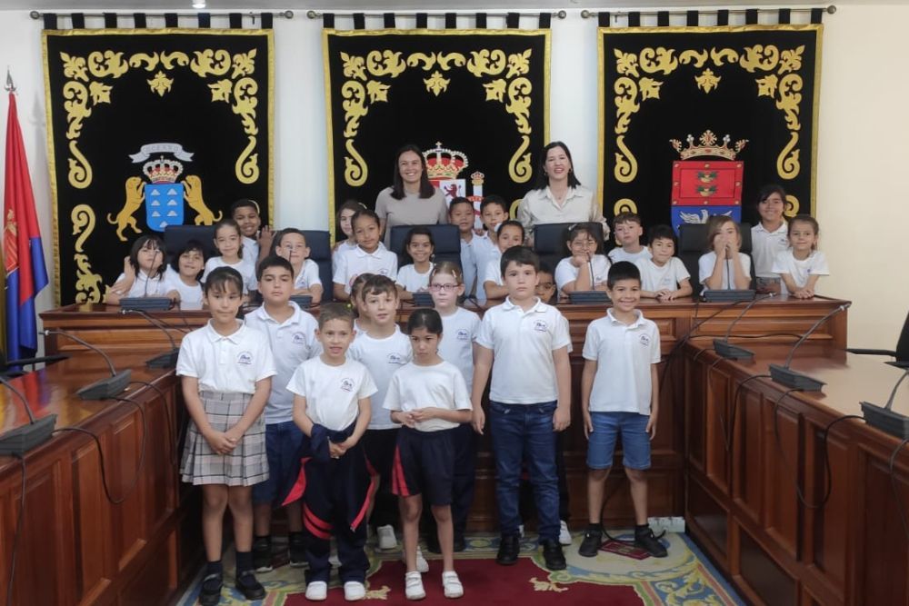 Alumnos del Zerolo en el pleno