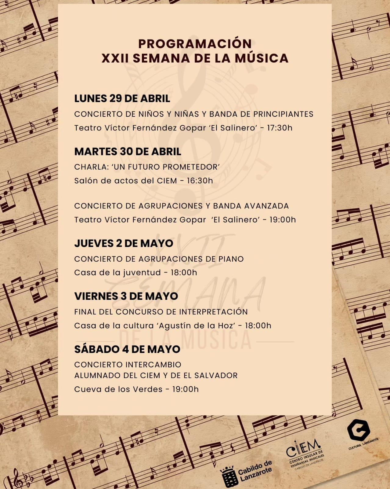 Semana de la Música en Lanzarote.