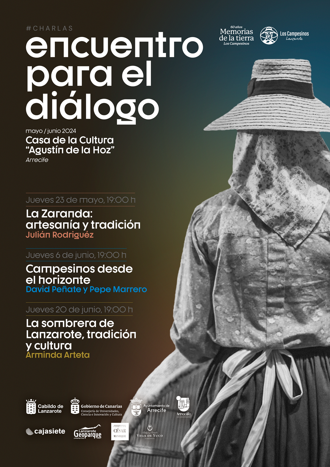 Cartel charlas.