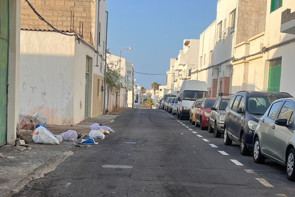 Basura en Arrecife.