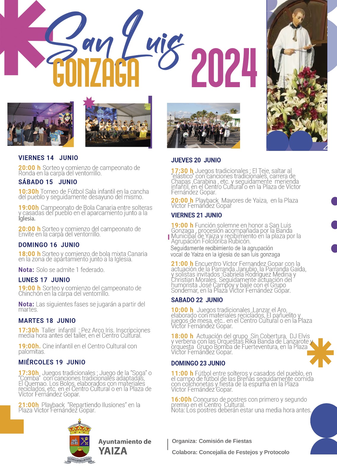 Programa Fiestas Las Breñas 2024.