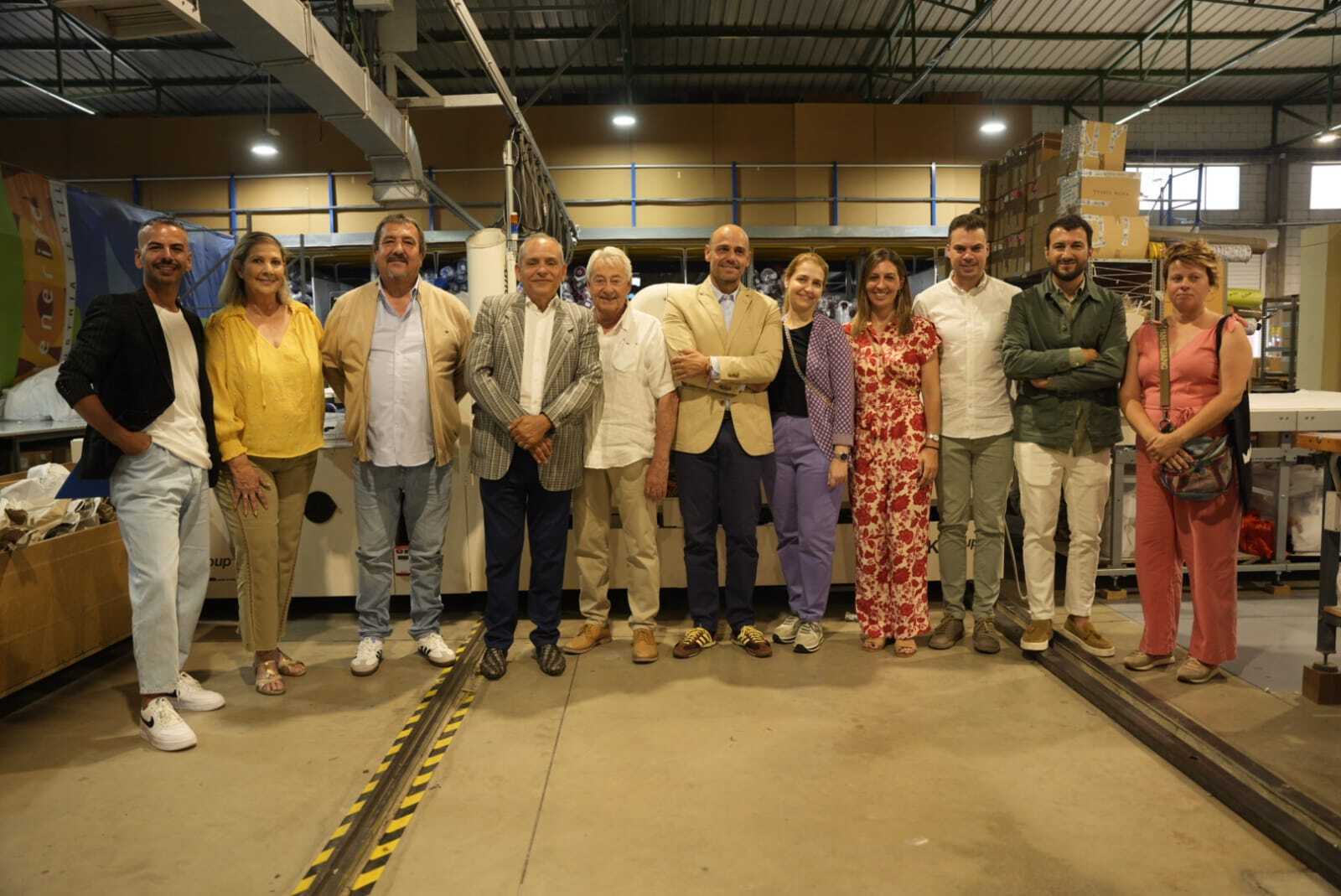 Visita consejero Industria en Tenerife.