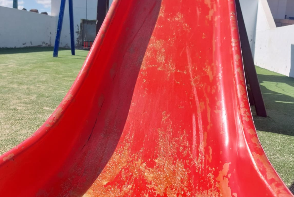 Parque infantil de La Santa. Imagen: PP Tinajo.
