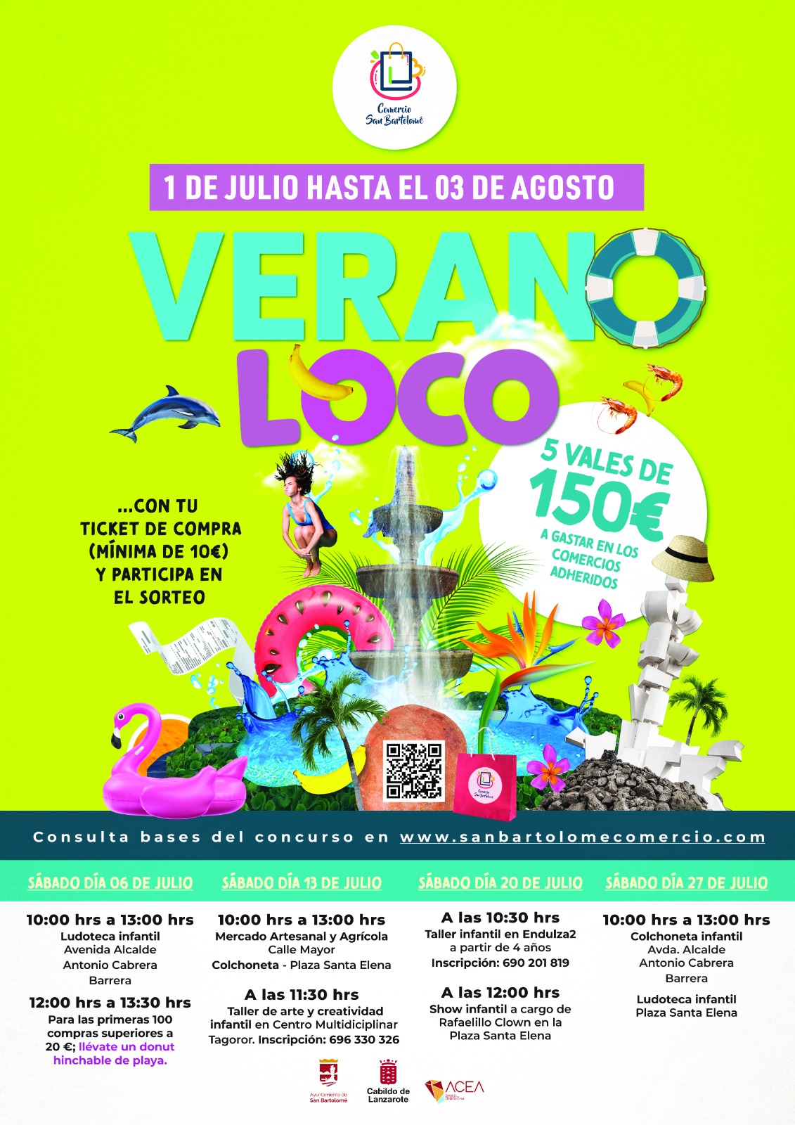 Cartel Verano Loco.