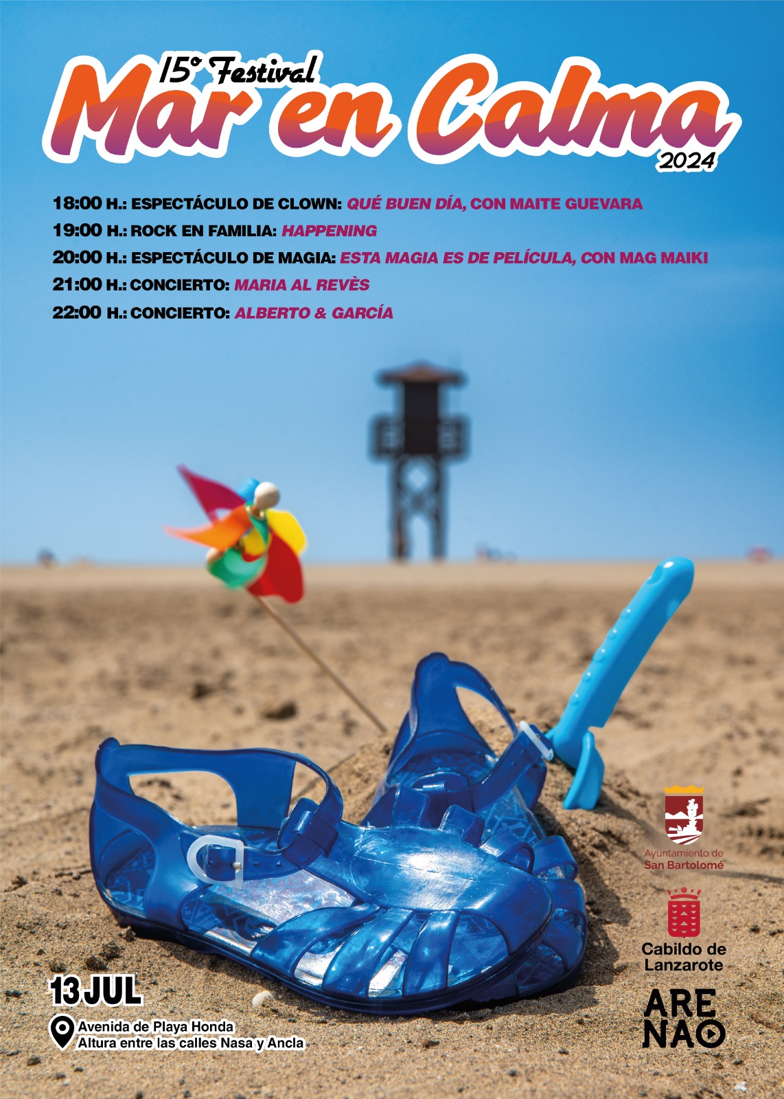 Cartel Mar en Calma.