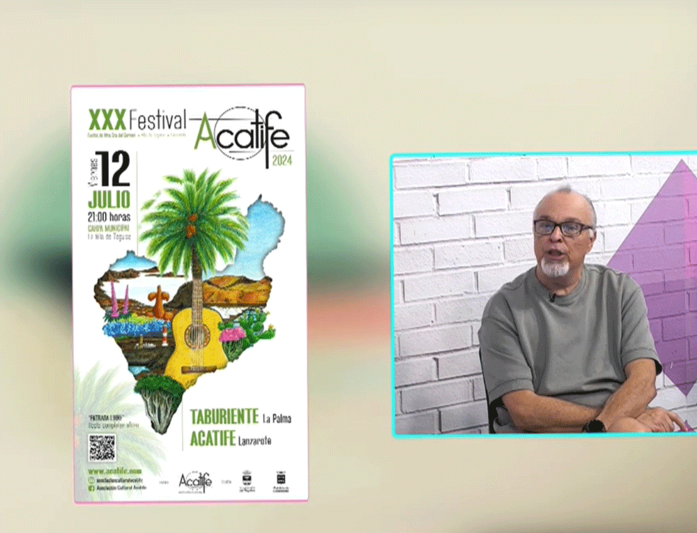 Tomás Hernández de Acatife, en 'El Magazine' de 'Biosfera TV'.