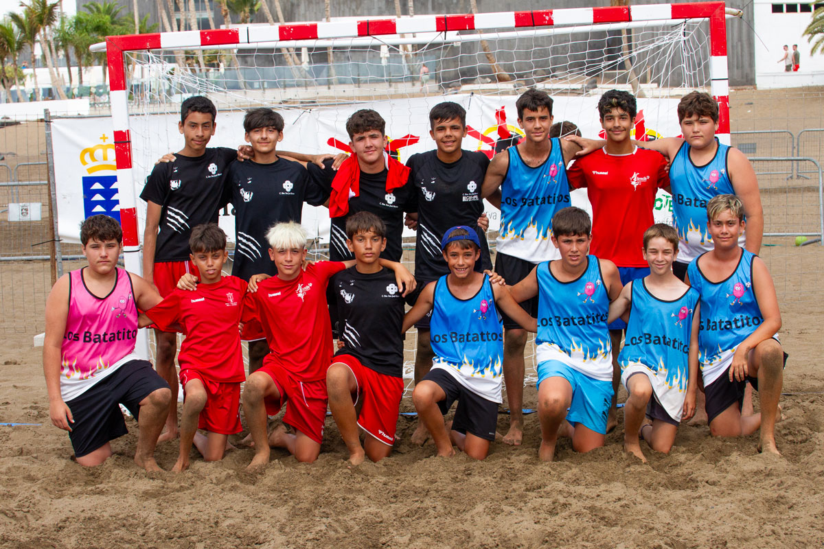 Torneo balonmano playa Puerto del Carmen.