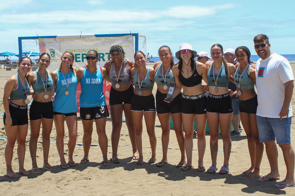 Torneo balonmano playa Puerto del Carmen.