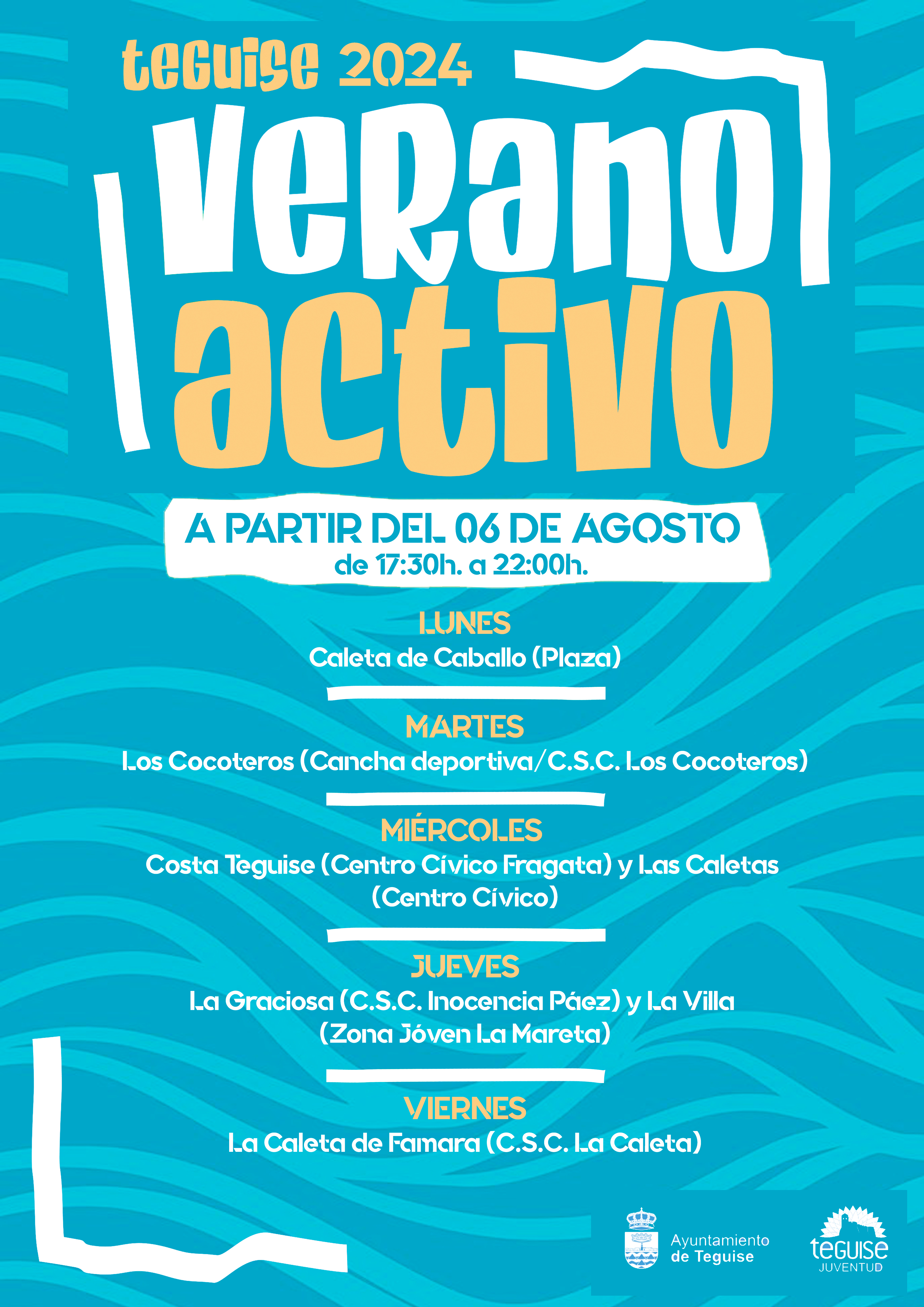 Cartel Verano Activo.