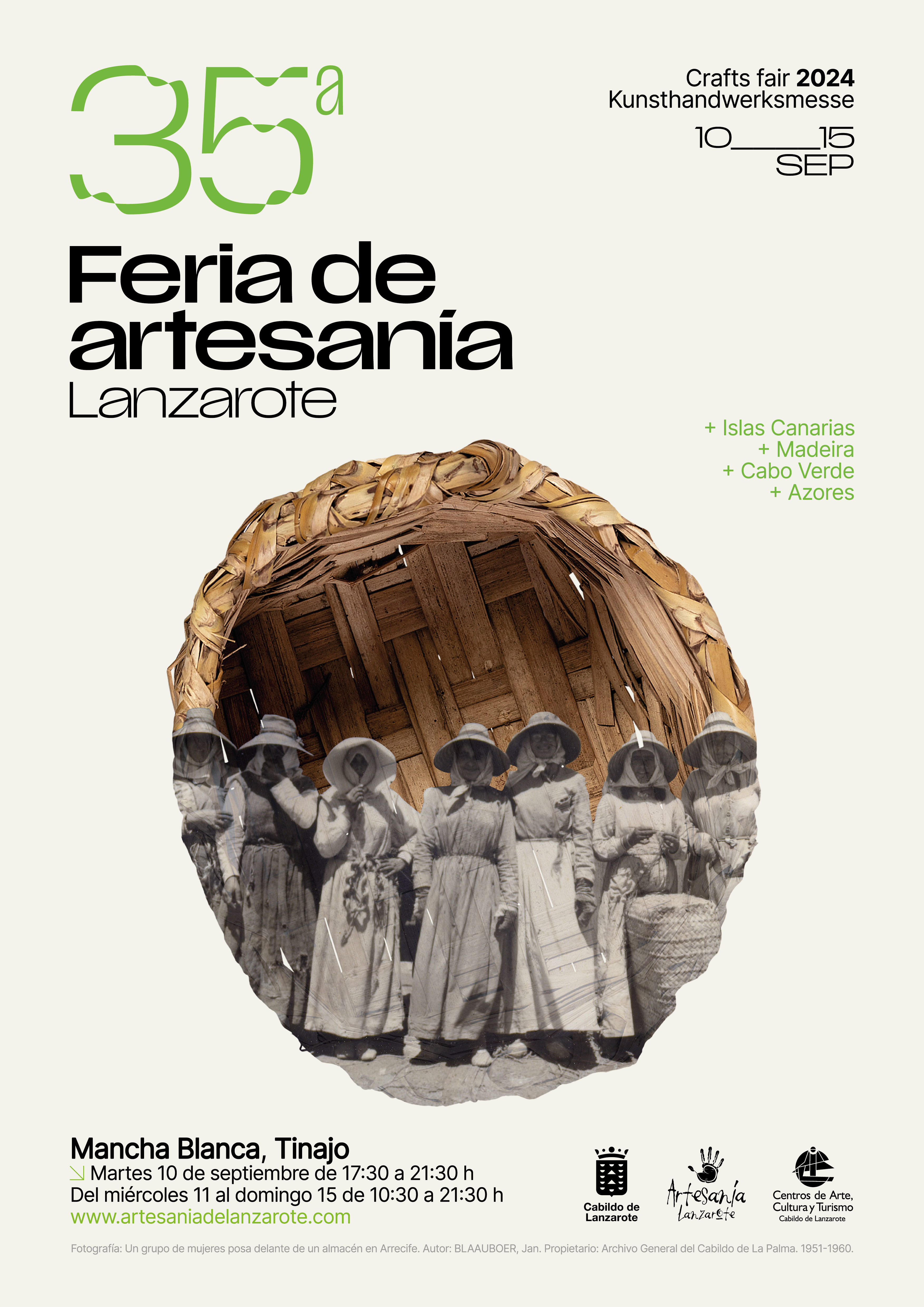 Cartel 35ª Feria de Artesanía.