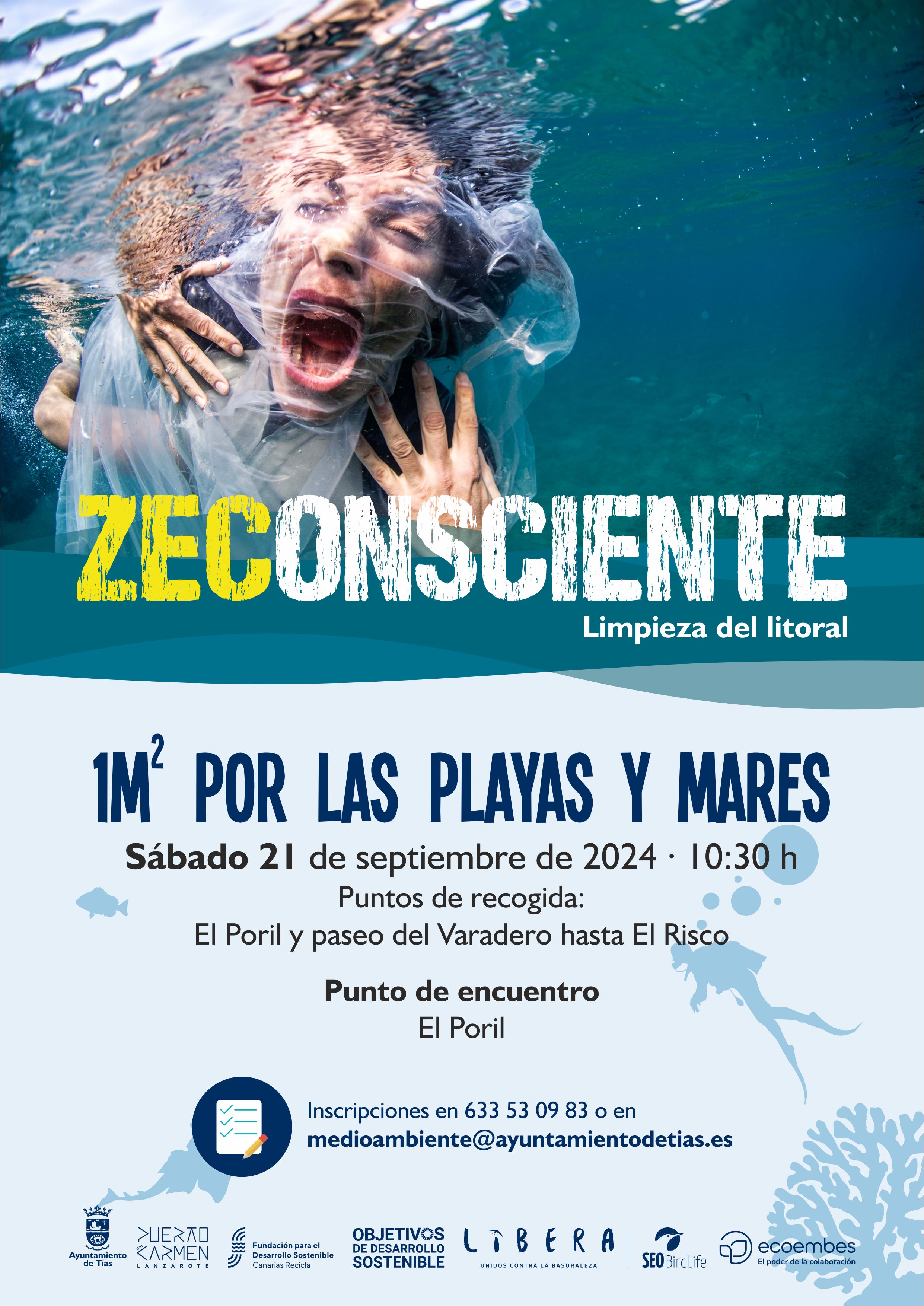 21 sep ZECONSCIENTE Limpieza de playas y mares 21 septiembre 2024.