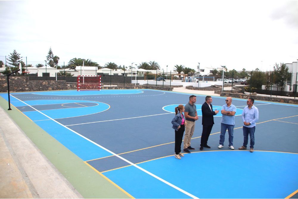 Nueva cancha de Playa Blanca
