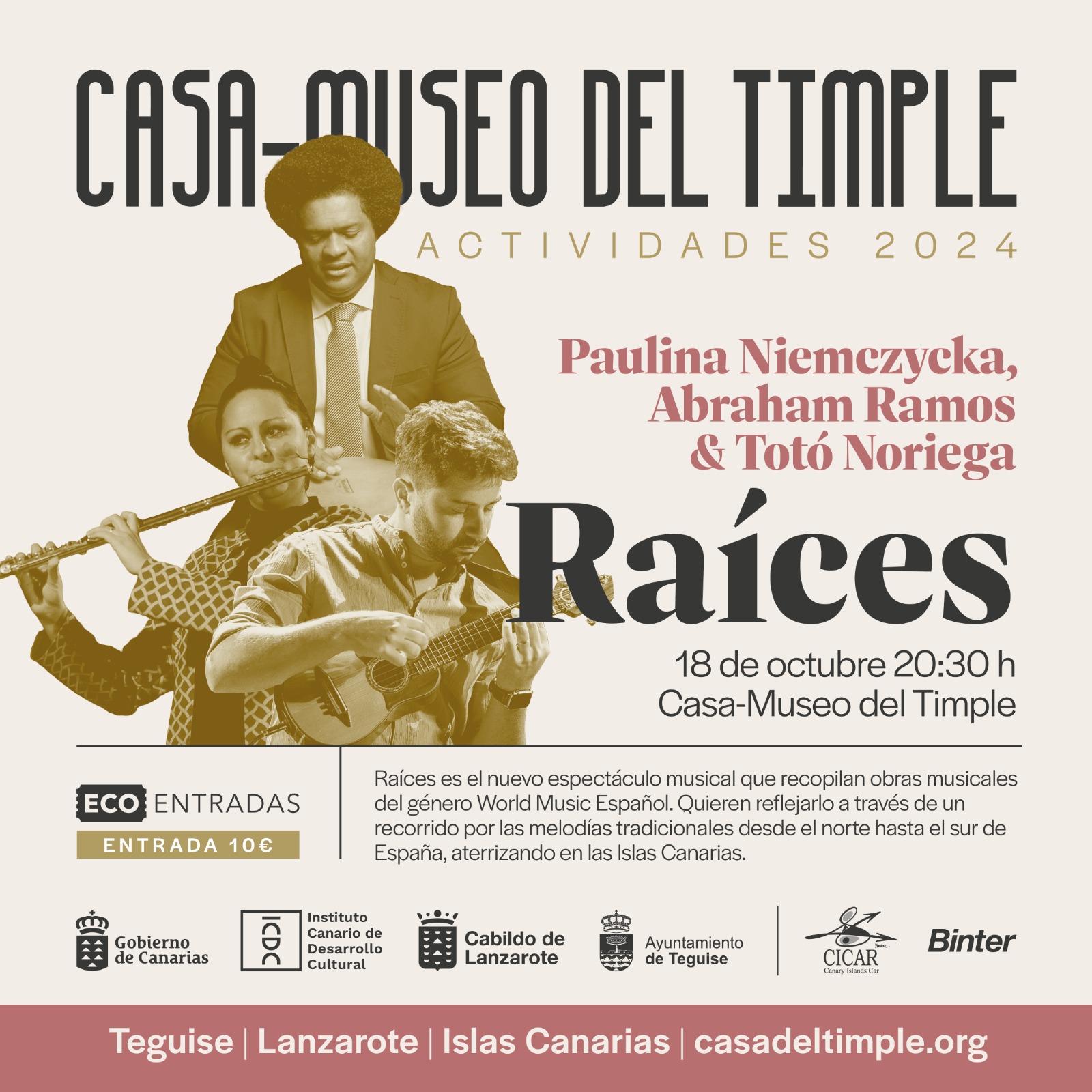 Cartel Raíces.