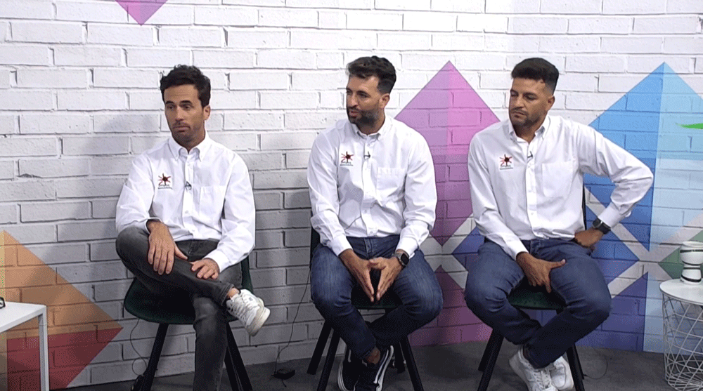 Yoné Echdey Martín, Chedey Rodríguez y Acaymo Rodríguez