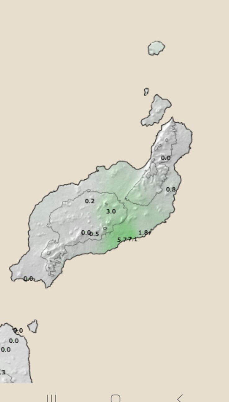Mapa lluvias