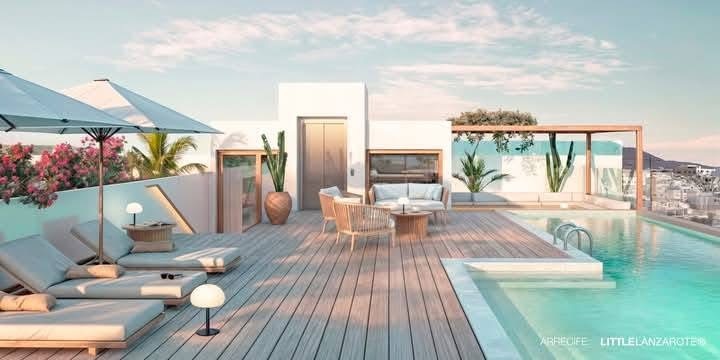 Infografía de la piscina