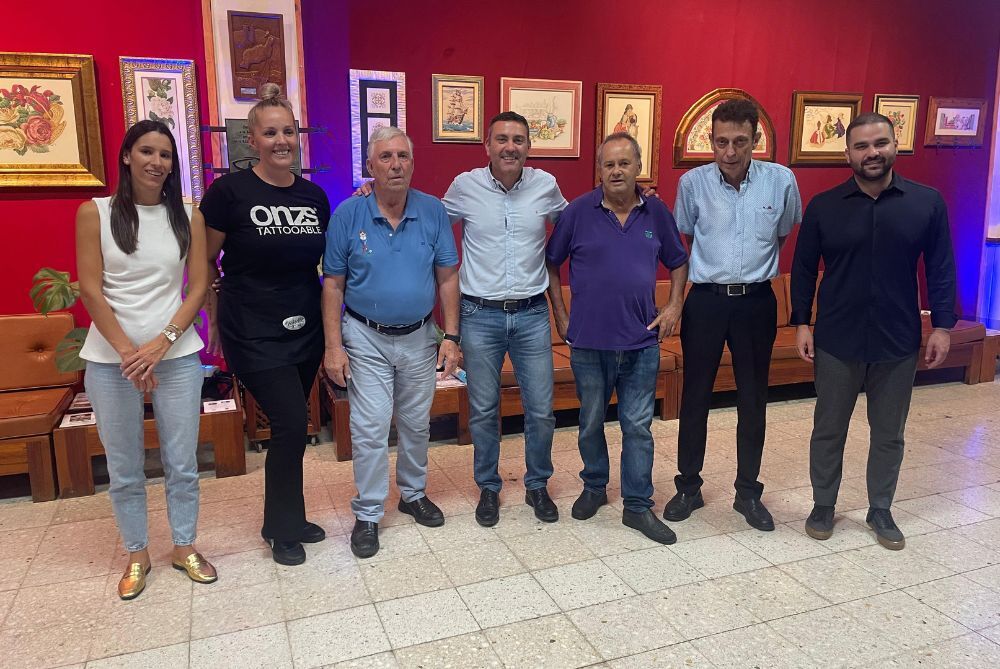 El presidente del Cabildo en el Torrelavega